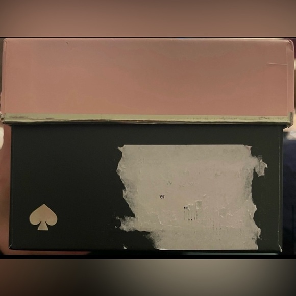 Kate Spade Black Suede Polished NYC Snow Globe Slide Sandals *Minor Flaws* - Picture 9 of 13